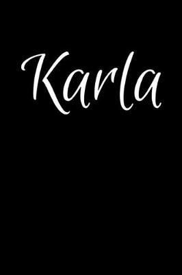 Book cover for Karla