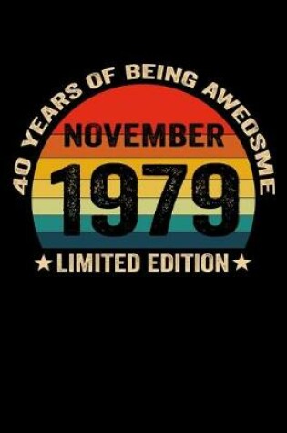 Cover of November 1979 Limited Edition 40 Years of Being Awesome