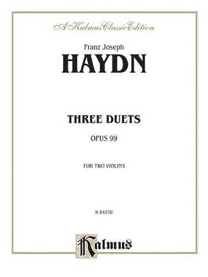 Book cover for Three Duets, Op. 98