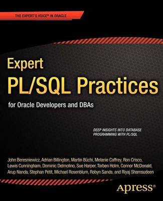 Book cover for Expert PL/SQL Practices