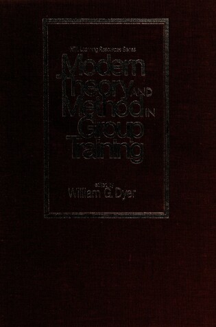 Cover of Modern Theory and Method in Group Training