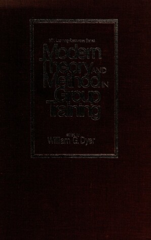 Book cover for Modern Theory and Method in Group Training