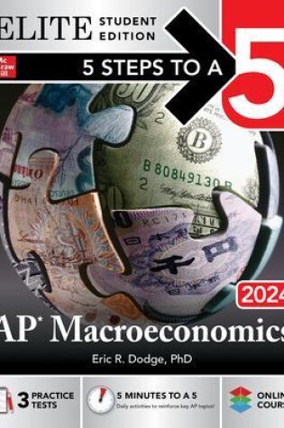 Cover of 5 Steps to a 5: AP Macroeconomics 2024 Elite Student Edition