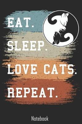 Book cover for Eat. Sleep. Love Cats. Repeat.