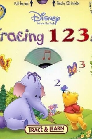 Cover of Disney Winnie the Pooh Tracing 123s with CD