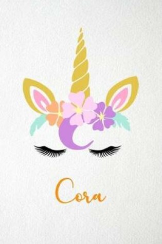 Cover of Cora A5 Lined Notebook 110 Pages