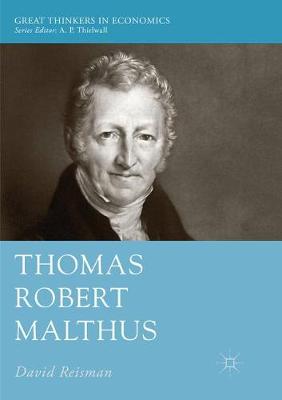 Book cover for Thomas Robert Malthus