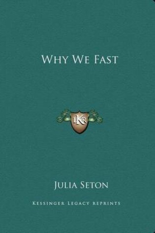 Cover of Why We Fast