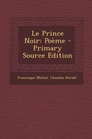 Cover of Le Prince Noir