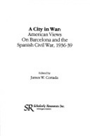 Cover of A City in War