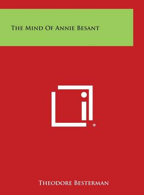 Book cover for The Mind of Annie Besant