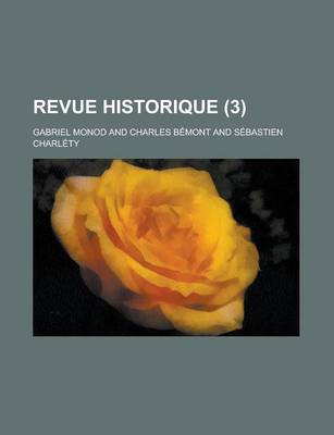 Book cover for Revue Historique (3)