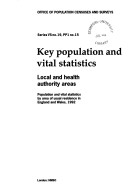 Book cover for Key Population and Vital Statistics