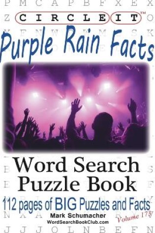 Cover of Circle It, Purple Rain Facts, Word Search, Puzzle Book