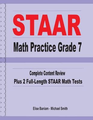 Book cover for STAAR Math Practice Grade 7