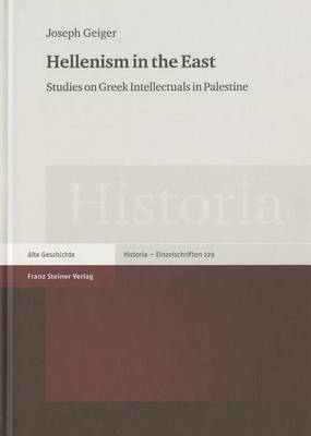 Cover of Hellenism in the East