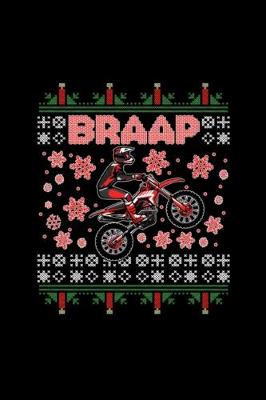 Book cover for Christmas Motorcycle Motocross Braap Dirt Bike