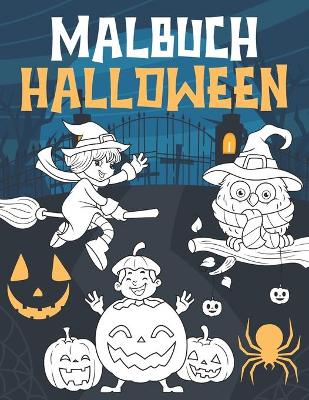 Book cover for Halloween Malbuch