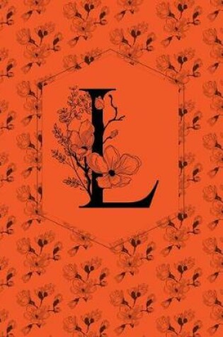 Cover of Floral Monogram Journal/Notebook - L