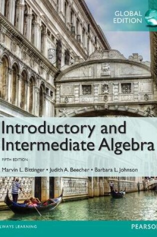 Cover of Introductory and Intermediate Algebra, Global Edition