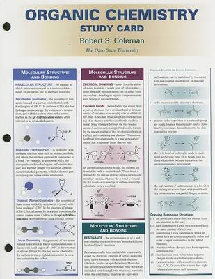 Book cover for Organic Chemistry Study Card