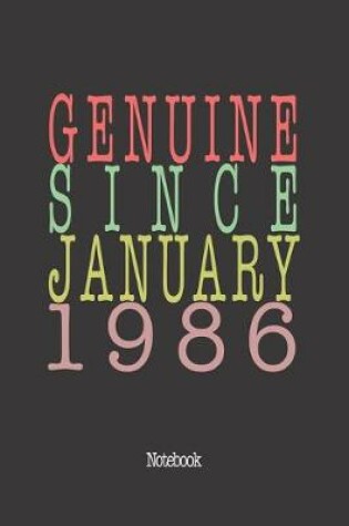 Cover of Genuine Since January 1986