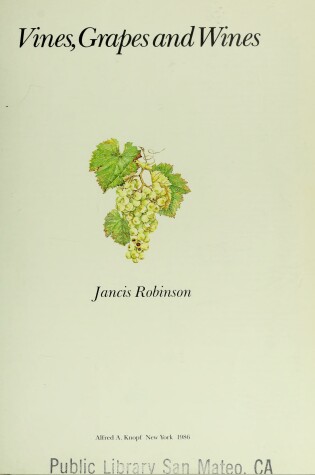 Cover of Vines, Grapes and Wines