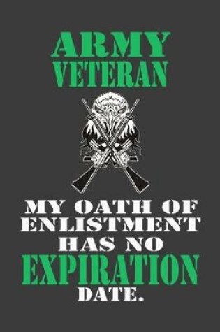 Cover of Army Veteran with Eagle Composition Notebook and Diary