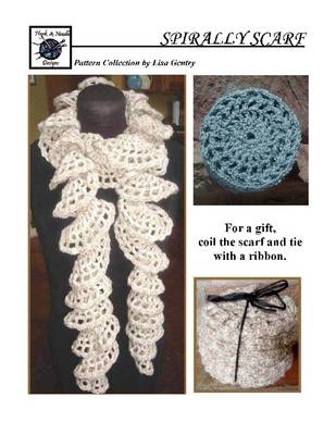 Book cover for Spirally Scarf - Crochet Pattern for Ruffled Scarf