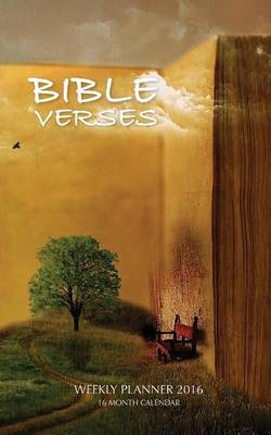 Book cover for Bible Verses Weekly Planner 2016