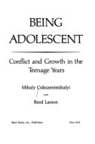 Cover of Being Adolescent