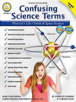 Book cover for Confusing Science Terms, Grades 5 - 8