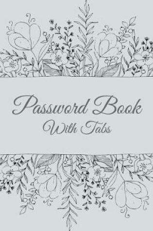 Cover of Password Book with Tabs