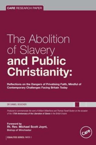 Cover of The Abolition of Slavery and Public Christianity