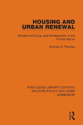 Book cover for Housing and Urban Renewal