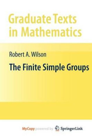 Cover of The Finite Simple Groups