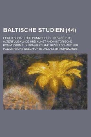Cover of Baltische Studien (44 )