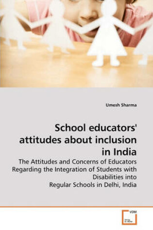 Cover of School educators' attitudes about inclusion in India