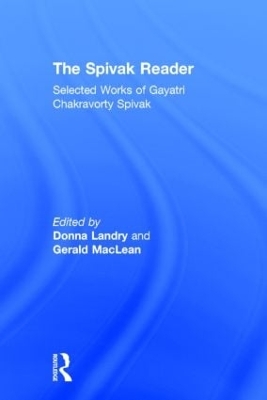 Book cover for The Spivak Reader