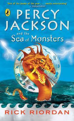 Book cover for Percy Jackson and the Sea of Monsters (Book 2)