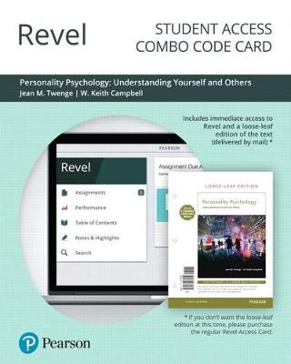 Book cover for Revel for Personality Psychology