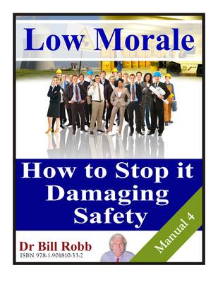 Book cover for Low Morale. How To Stop It Damaging Safety