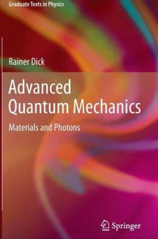 Cover of Advanced Quantum Mechanics