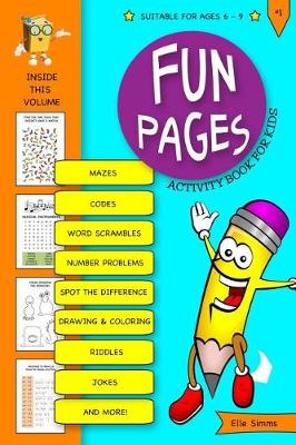 Book cover for Fun Pages Activity Book for Kids