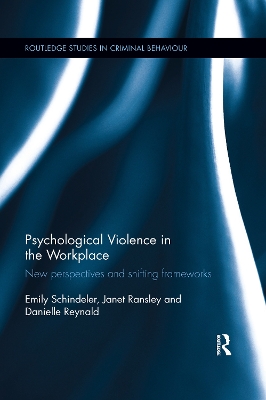 Cover of Psychological Violence in the Workplace