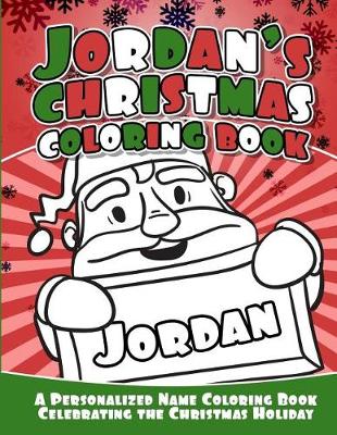 Book cover for Jordan's Christmas Coloring Book