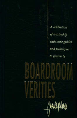 Book cover for Boardroom Verities