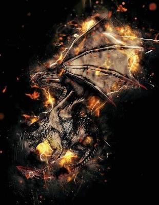 Cover of Dragon, Dragon, Burning Brightly Blank Sketchbook
