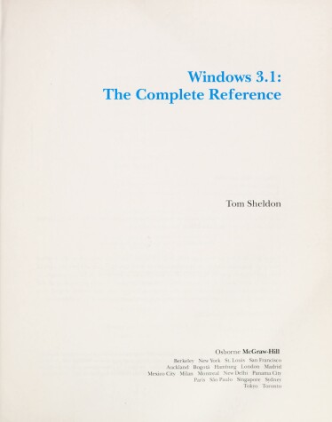 Book cover for Windows