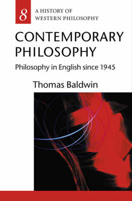 Book cover for Contemporary Philosophy